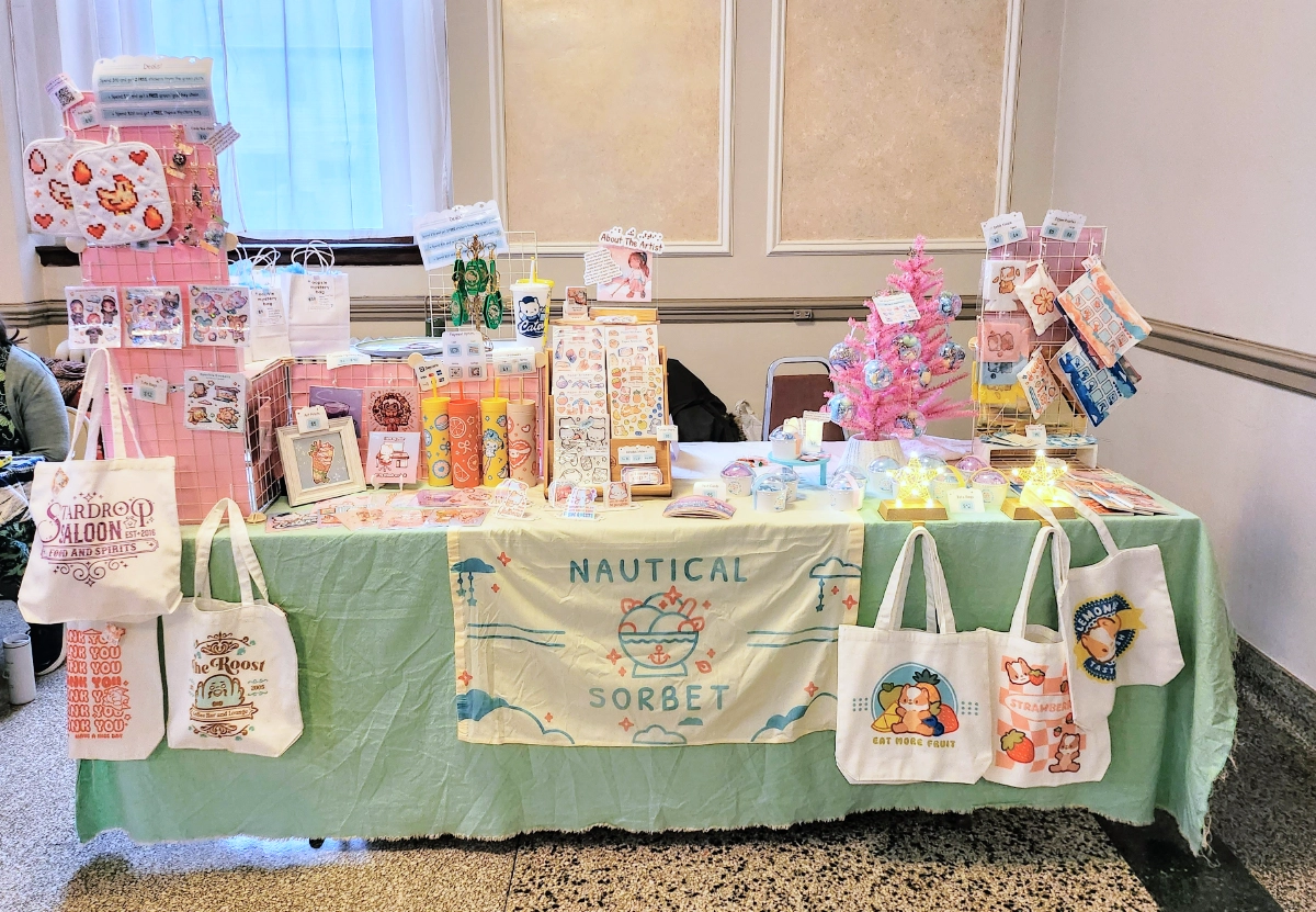 A showcase of some of Nautical Sorbet's pysical art for sale.